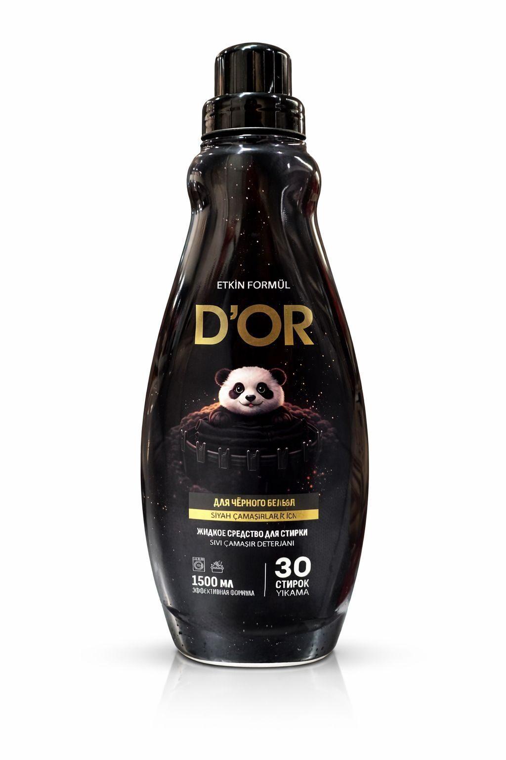 Стиральный порошок жидкий "D’OR" ЧЕРНЫЙ 1500 мл